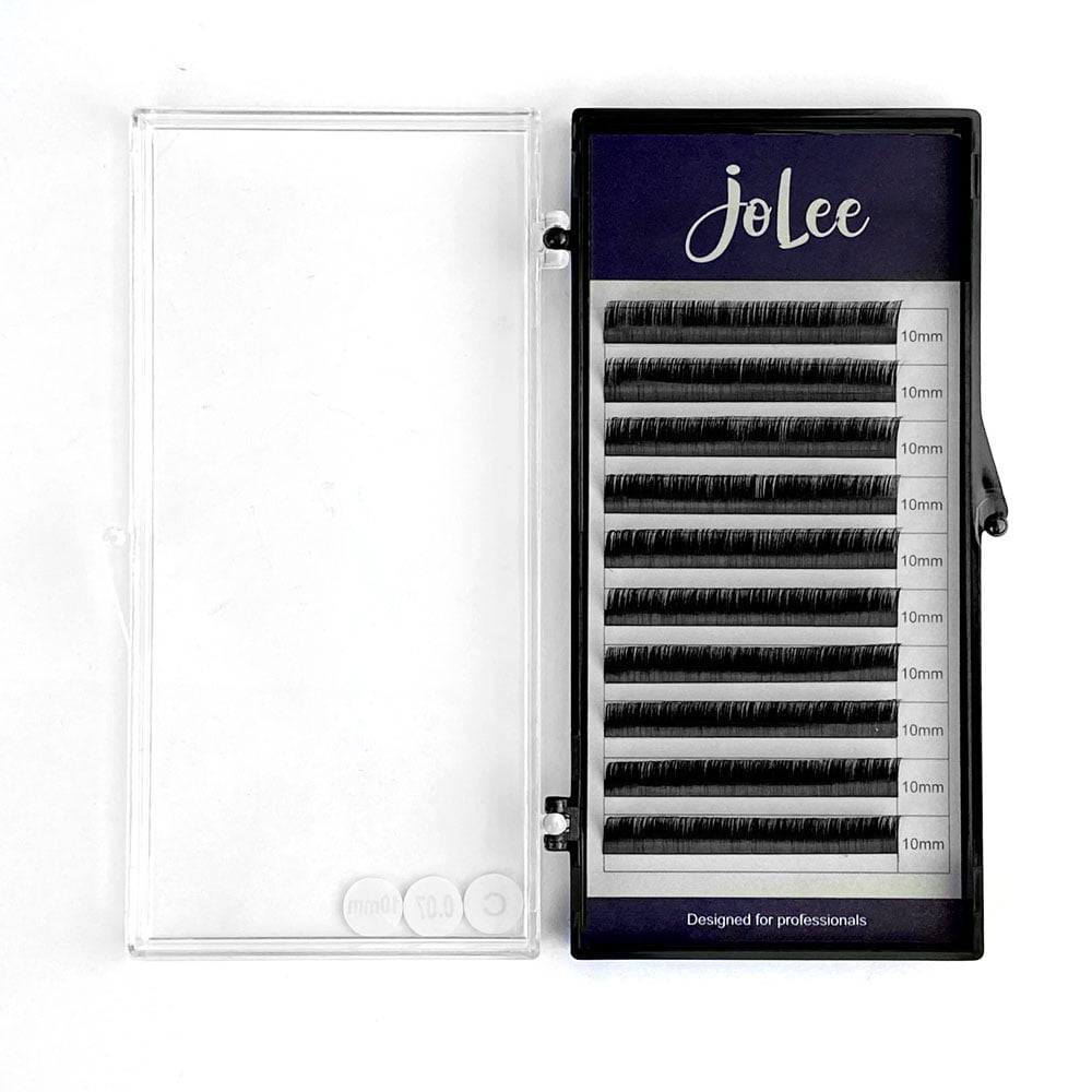JoLee Ресницы SUPER MINK LASH 10 линий одна длина черные