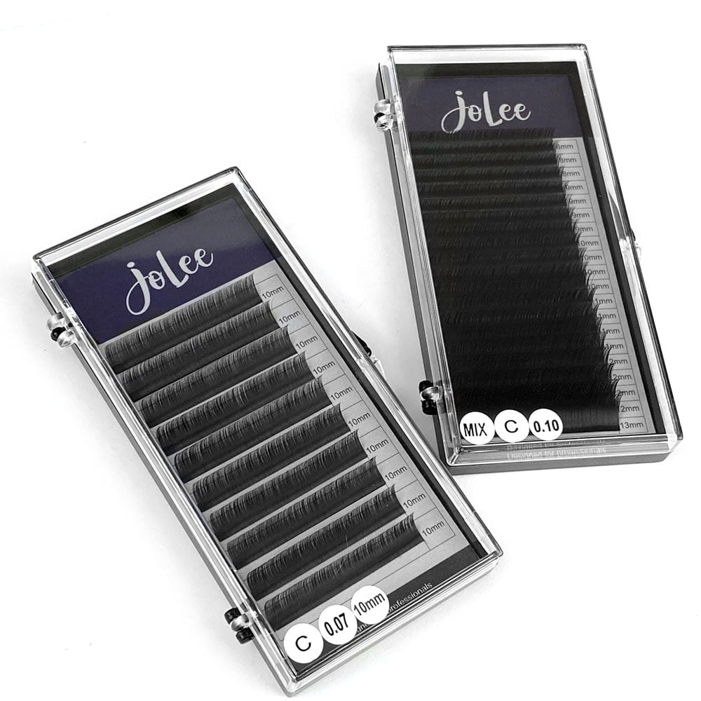 JoLee Ресницы SUPER MINK LASH 20 линий одна длина черные